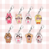 Kpop Cartoon Keychain Set