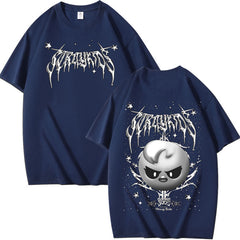 Evil Kpop Print Summer Short-sleeved T-shirt