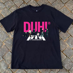 Unisex Kpop DUH Print Summer T-shirt