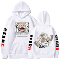 Unisex Gear 5 Luffy Graphic Print Loose Hoodie