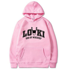 Unisex Casual Loki Letter Print Sports Hoodie