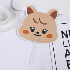 KPOP Cartoon Shaped Fan 2pcs