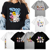 SKZ Cute Print Cotton T-shirt Top