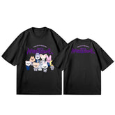 Versatile KPOP Printed Short-sleeved T-shirt