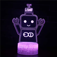 SKZ Logo 3D Night Light Gift