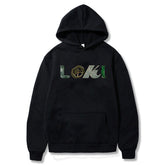 Unisex LOKI Graphic Print Loose Long Sleeve Hoodie