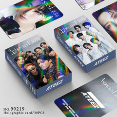 KPOP Ashes To Light Laser Photocards