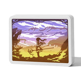 Anime Paper Carving Lamp Ornament