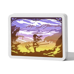 Anime Paper Carving Lamp Ornament