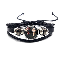 Anime Gem Adjustable Hand Rope Bracelet