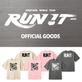 SKZ RUN IT Tour Printed T-Shirt Top