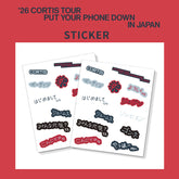 PYPD Tour Cartoon Waterproof Sticker