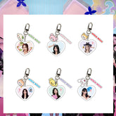 KPOP Girl Group Cartoon Acrylic Keychain