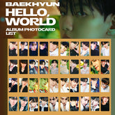 BAEKHYUN MINI4 HELLO WORLD Photocard Collection