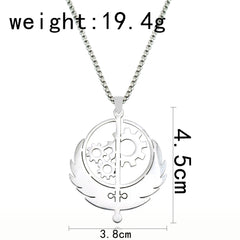 Jedi Logo Stainless Steel Necklace