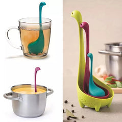 Loch Ness Monster Family Colander Spoon & Soup Ladle & Tea Infuser | Set of 3