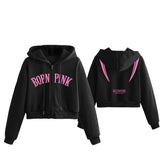 BP Deadline Tour Zipper Crop Hoodie
