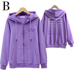 Unisex Yet To Come Kpop Cotton Zipper Coat