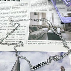 KPOP MANIFESTO Double-layer Necklace