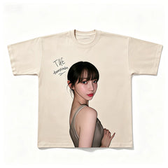 Karina Printed Short-sleeved Cotton T-shirt