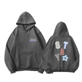 SKZ Stay in Our Little House Print Pullover Hoodie