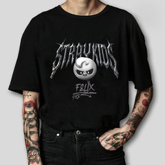 KPOP Album Logo Black and White T-shirt