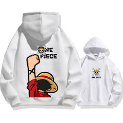 Unisex Trendy Luffy Loose Pullover Hoodie