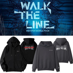Casual WALK THE LINE Kpop Loose Hoodie