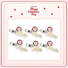 BM Valentine's Day Acrylic Keychain Pendant