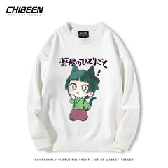 Unisex Anime Cos Crew Neck Sweatshirt