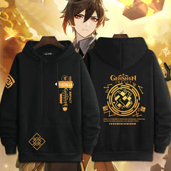 Unisex Trendy Game Printed Casual Loose Hoodie