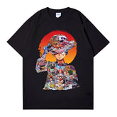 Leisure Zoro Luffy Printed Short-sleeved T-shirt