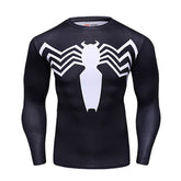 Men's 3D Print Long Sleeve Sports Training T-shirt