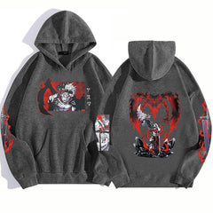 Men's Anime Pattern Printed Hoodie