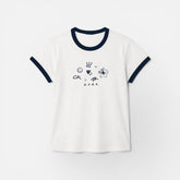 JK Logo Round Neck Short-sleeved T-shirt