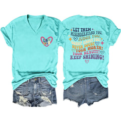 Let Them Misunderstand Letter Women's T-shirt