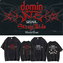 Trendy Washed ATE Logo Short Sleeve Tee