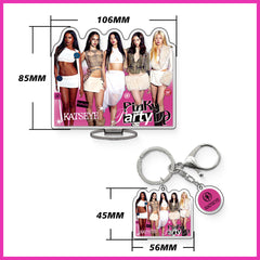 Pinky UP Keychain Figurine Ornament Set