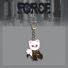 "KARMA" Cartoon Acrylic Keychain Pendant