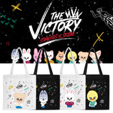 Kpop Cartoon Canvas Shoulder Bag