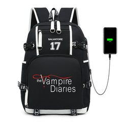 TVD Pattern Print Casual Backpack