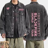 BP DEADLINE Printed Denim Jacket