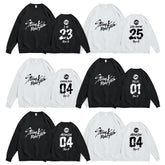SKZ RUN IT Print Crew Neck Casual Sweatshirt