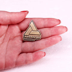 Abstergo Industries Game Retro Brooch Badge