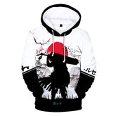 Men's Casual Anime 3D Printed Pullover Hoodie