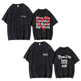 KPOP SKZ World Tour Dominate: celebrATE Printed Washed T-shirt