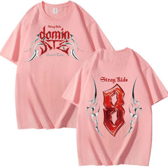 KPOP Dominate Print Summer Short Sleeve T-Shirt