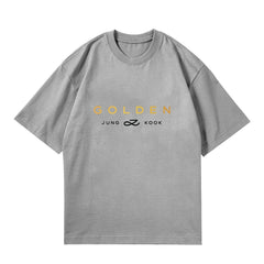 JUNGKOOK GOLDEN Printed T-shirt