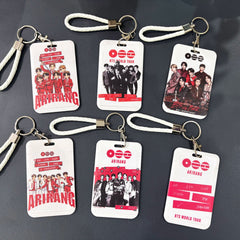 BANGTAN Card Holder Keyring