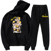 Lovely Kpop Cartoon Hoodie and Sweatpants Co-ords